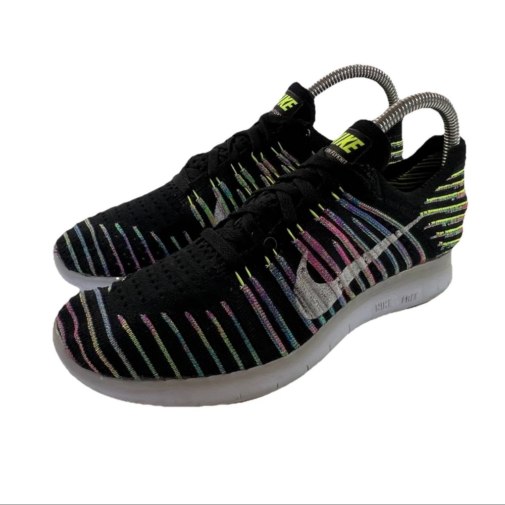 Nike Free RN Flyknit Womens Running Shoes 831070-003 Size 7.5